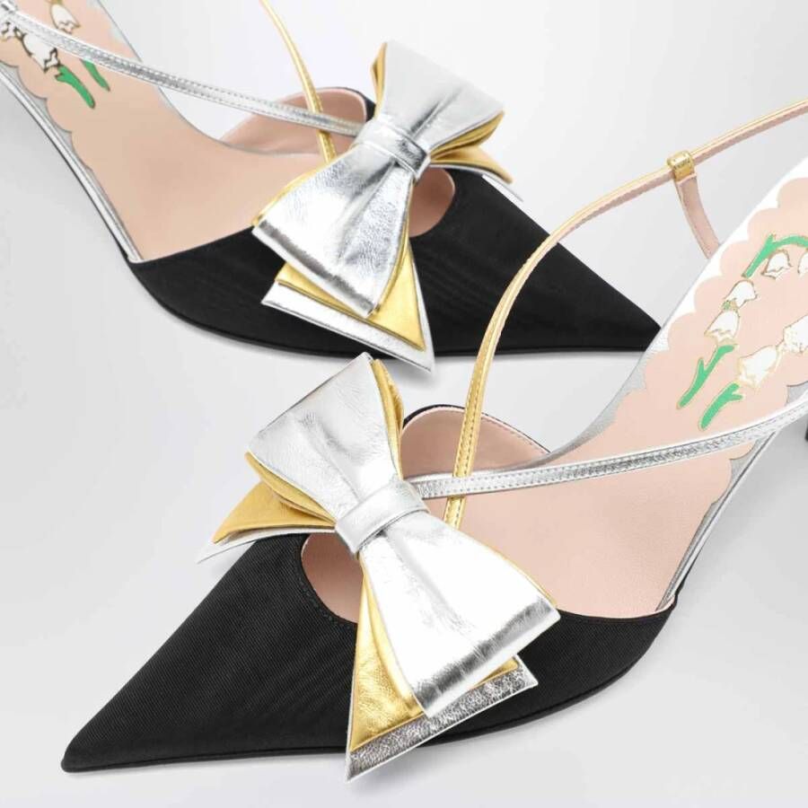 Valentino Garavani Platte Slingback Strik Schoenen