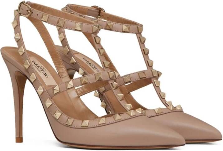 Valentino Garavani Poederroze Rockstud Pumps