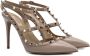 Valentino Garavani Rockstud Caged Pumps Beige Dames - Thumbnail 2