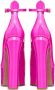 Valentino Garavani Roze PP-Gelakte Tan-Go Plateau Pumps Roze Dames - Thumbnail 3