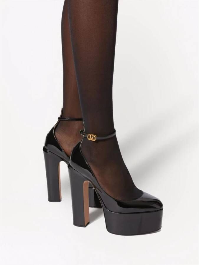 Valentino Garavani Pumps & high heels Tan Go Highheels in zwart - Foto 7