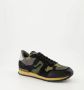 Valentino Garavani Rockrunner Baskets Groene Leren Sneakers Multicolor Heren - Thumbnail 5