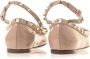 Valentino Garavani Loafers Ballerina Rockstud in beige - Thumbnail 4