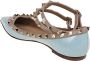 Valentino Garavani Rockstud Ballerina Schoenen in Aqua Blue Dames - Thumbnail 2