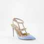 Valentino Garavani Rockstud Enkelband Hakken Blue Dames - Thumbnail 2