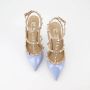 Valentino Garavani Rockstud Enkelband Hakken Blue Dames - Thumbnail 6