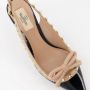 Valentino Garavani Zwarte Patentleren Rockstud Slingback Hakken Black Dames - Thumbnail 5