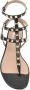 Valentino Garavani Rockstud Flat Flip-flop Sandals Black Dames - Thumbnail 2