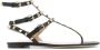 Valentino Garavani Rockstud Flat Flip-flop Sandals Black Dames - Thumbnail 3