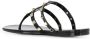 Valentino Garavani Rockstud Flat Rubber Sandals Zwart Dames - Thumbnail 3