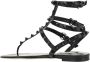 Valentino Garavani Zwarte Rockstud Sandalen Ss22 Black Dames - Thumbnail 5