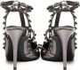 Valentino Garavani Rockstud Gelamineerde leren hakken Antrachite Gray Dames - Thumbnail 3