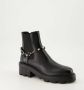 Valentino Garavani Rockstud Leren Enkellaarzen Black Dames - Thumbnail 2