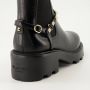 Valentino Garavani Rockstud Leren Enkellaarzen Black Dames - Thumbnail 4