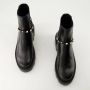 Valentino Garavani Rockstud Leren Enkellaarzen Black Dames - Thumbnail 6
