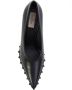 Valentino Garavani Zwarte leren pumps met studs Black Dames - Thumbnail 2