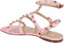 Valentino Garavani Rockstud Leren Sandaal Pink Dames - Thumbnail 3