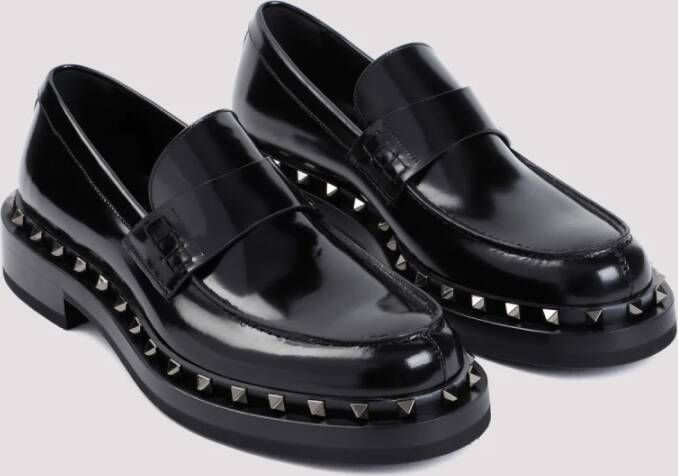 Valentino Garavani Rockstud Loafer Black Heren