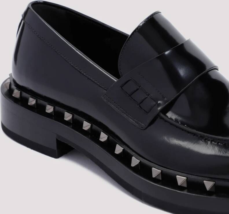 Valentino Garavani Rockstud Loafer Black Heren