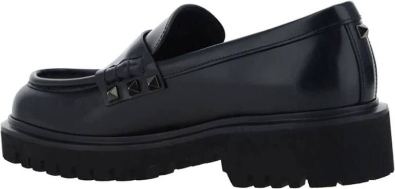 Valentino Garavani Rockstud Loafers Black Heren