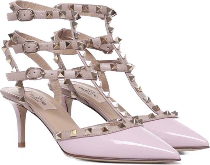 Valentino Garavani Rockstud pumps in lakleer Roze Dames