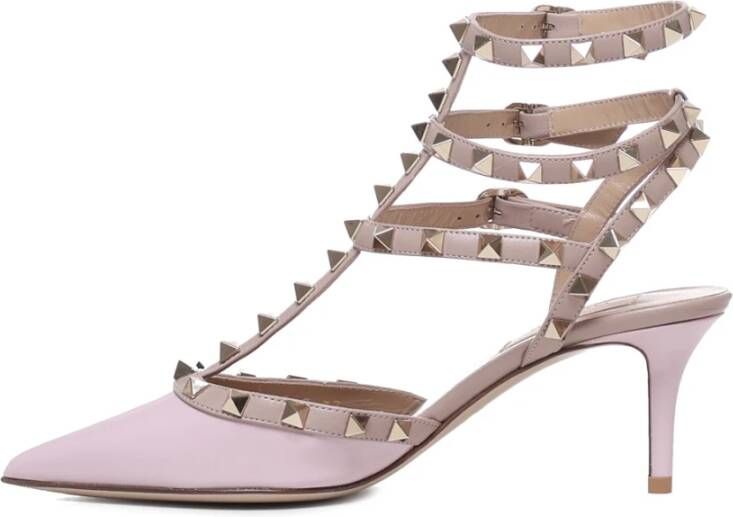 Valentino Garavani Rockstud pumps in lakleer Roze Dames