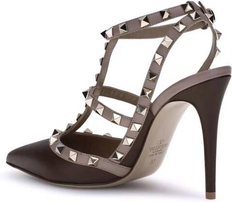 Valentino Garavani Rockstud Pumps met platin-afwerking studs
