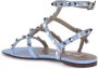 Valentino Garavani Studded Leren Enkelband Sandalen - Thumbnail 4