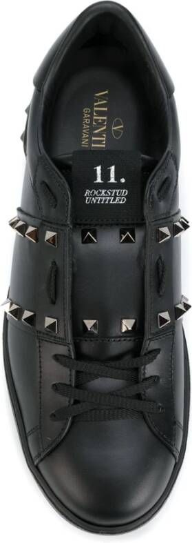 Valentino Garavani Zwarte Rockstud Untitled Sneakers Black Heren - Foto 2