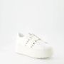 Valentino Garavani Rockstud Flatform Leren Sneakers White Dames - Thumbnail 5