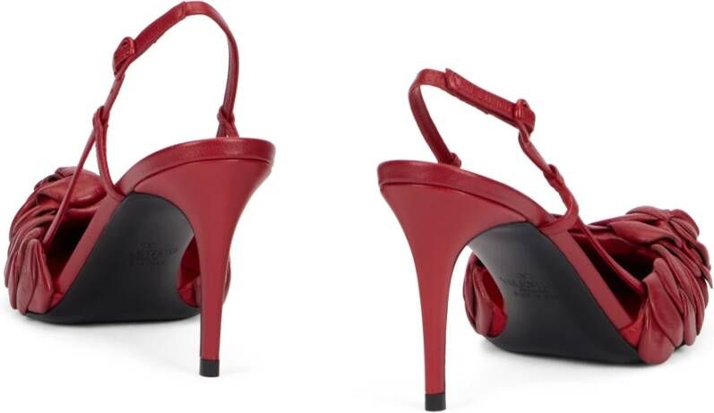 Valentino Garavani Rode leren slingback hakken