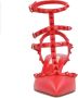 Valentino Garavani Rode Rockstud Slingback Pumps - Thumbnail 2
