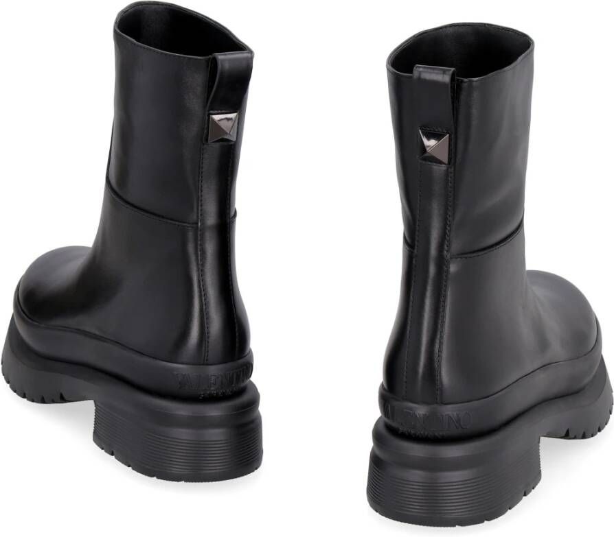 Valentino Garavani Roman Stud leren bikerlaarzen