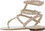 Valentino Garavani Rockstud Flip-Flop Sandalen Vrouwen Leer Pink Dames - Thumbnail 3