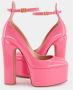 Valentino Garavani Roze Patent Platform Pumps - Thumbnail 2