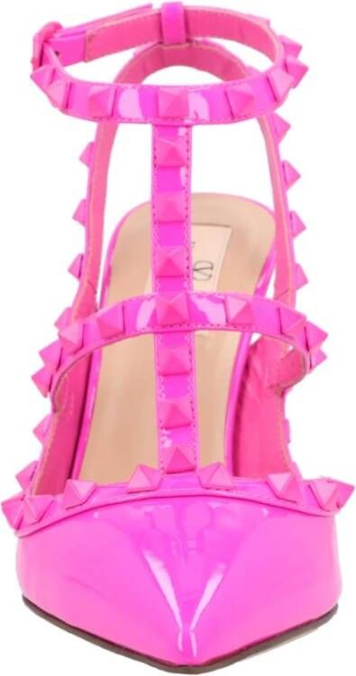 Valentino Garavani Roze Rockstud Caged Pumps