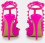 Valentino Garavani Roze Rockstud Enkelband Pumps Pink Dames - Thumbnail 5