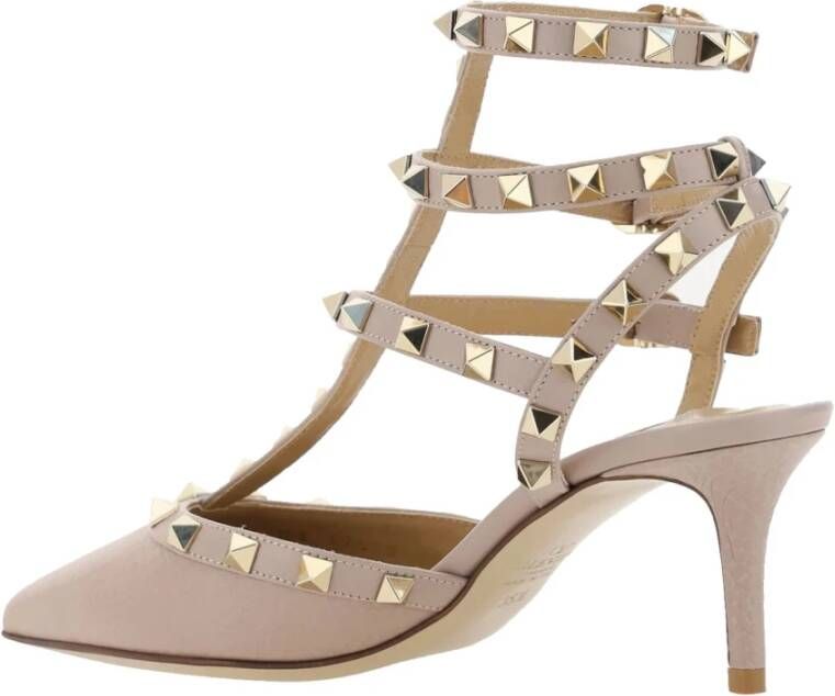 Valentino Garavani Roze Rockstud Pumps Stijlvolle Schoenen
