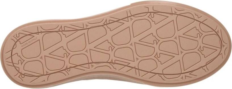 Valentino Garavani Roze Stoffen Sneakers met Logo
