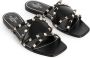 Valentino Garavani Sandalen met platte zool en studs van leer - Thumbnail 2