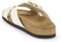 Valentino Garavani Witte Leren Platte Sandalen Elegante Stijl White Dames - Thumbnail 2