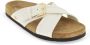 Valentino Garavani Witte Leren Platte Sandalen Elegante Stijl White Dames - Thumbnail 4