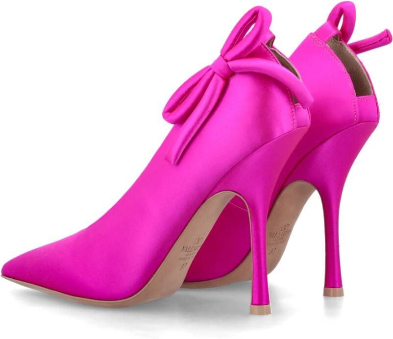Valentino Garavani Satijnen pumps met strikdetail