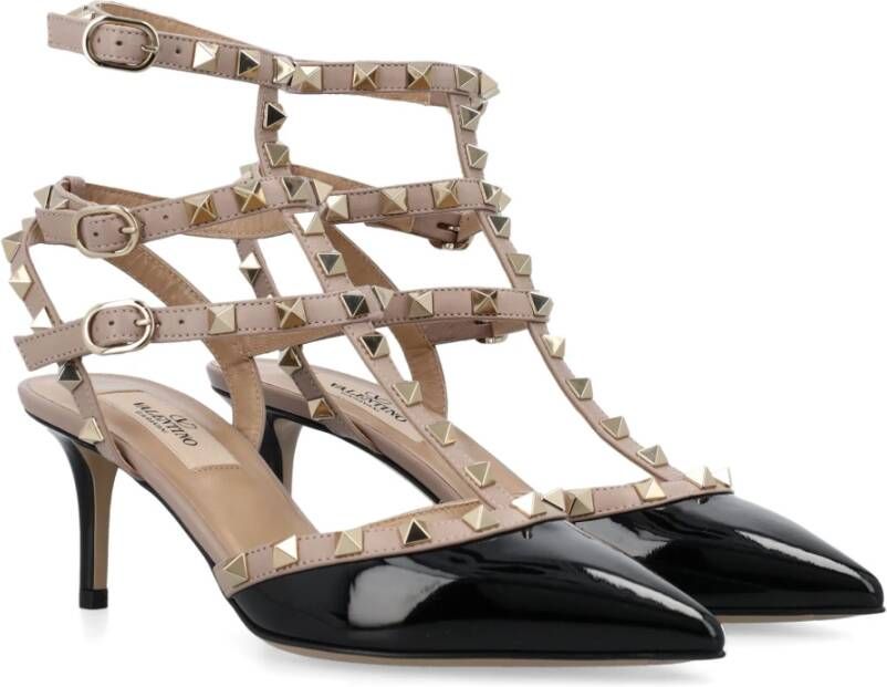 Valentino Garavani Rockstud Enkelband Pomp Gesloten Schoenen Black Dames