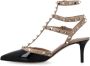 Valentino Garavani Rockstud Enkelband Pomp Gesloten Schoenen Black Dames - Thumbnail 6