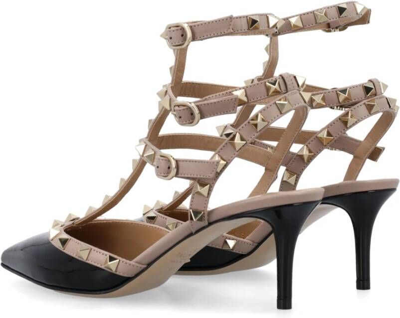 Valentino Garavani Rockstud Enkelband Pomp Gesloten Schoenen Black Dames