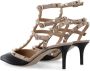Valentino Garavani Rockstud Enkelband Pomp Gesloten Schoenen Black Dames - Thumbnail 7