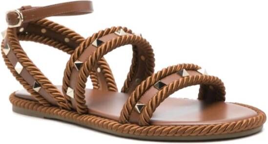 Valentino Garavani Silk & Nylon Sandalen