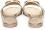 Valentino Garavani Gouden Slide Sandalen met VLogo Accessoire Yellow Dames - Thumbnail 3