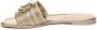 Valentino Garavani Gouden Slide Sandalen met VLogo Accessoire Yellow Dames - Thumbnail 4